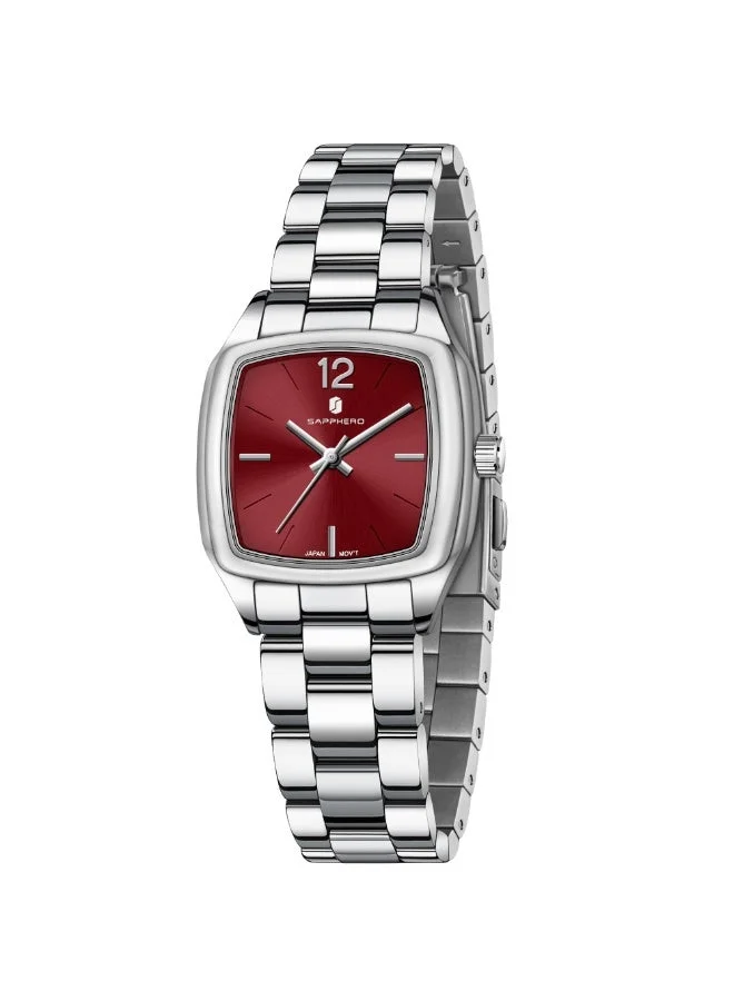 سافيرو ساعة يد نسائية سابفيرو فاخرة بسوار صغير مقاومة للماء